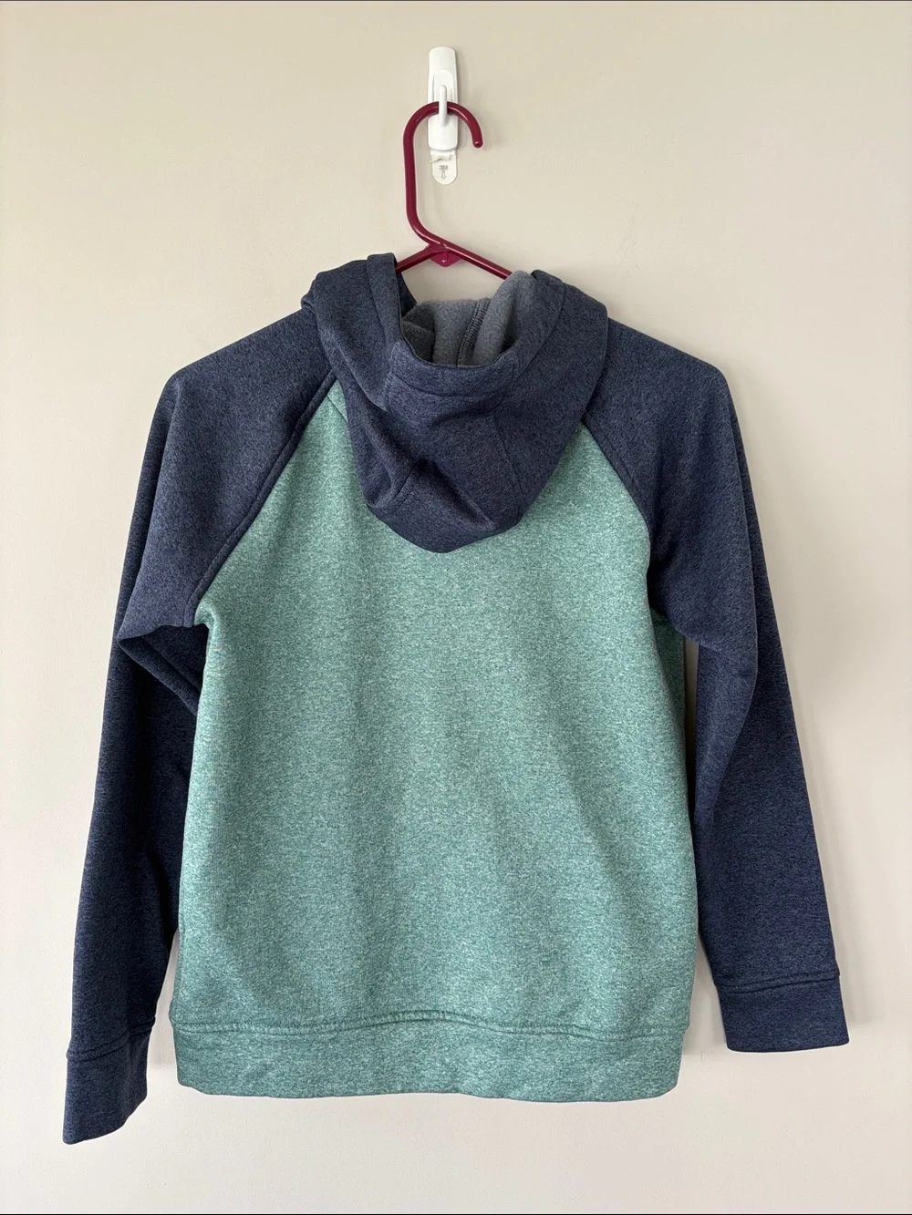 Burton Boys Medium Oak Full Zip Hoodie Trellis Heather/Mood Indigo Heather